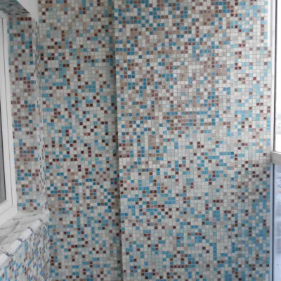 Zagrebskiy 3 Spb Otdelka Sten Lodzhii Mozaikoy